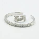 Silver Bracelet Ring BCR 003
