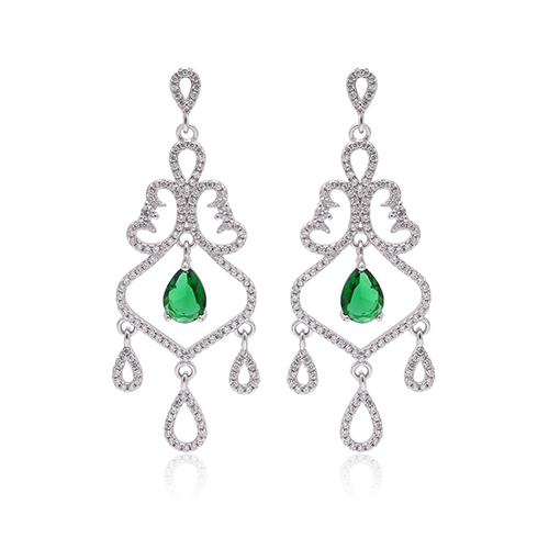 Chain Chandelier Earrings, Set in 92.5 Sterling Silver | Creative Elegance  Jewelry